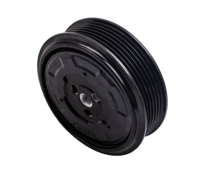 Cupla magnetica ambreiaj compresor A/C 6 caneluri, diam 100 mm Audi A4 B6/B7 2000-2007; A6 (C6) 2004-2012; motorizari 1, 6/1, 8T/1, 8tsi, 1, 9 tdi/2, foto
