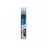 Set 3 Rezerve Roller PILOT Frixion, 0.7 mm, Negru, Rezerve Rollere cu Gel Termosensibil, Rezerve pentru Rollere 0.7 mm, Rezerva pentru Roller PILOT, R