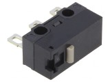 Micro&icirc;ntrerupător SNAP ACTION SPDT 0,1A 30VDC fără manetă