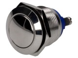 Comutator Anti-vandalism ONPOW GQ19B-10/S, Otel Inoxidabil, IP65, Montaj &Oslash;19mm, SPST-NO, OFF-(ON)