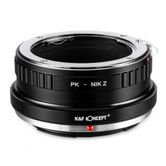 Adaptor montura K&F Concept PK-Nik Z de la Pentax K la Nikon Z6 Z7 KF06.368