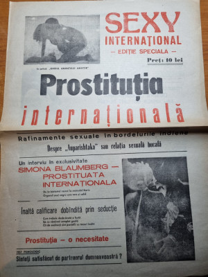 ziarul erotic-sexual - prostitutia internationala - din anii &amp;#039;90 foto