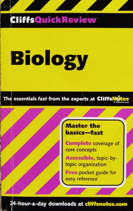 Biology. The essentials fast from the experts at CliffsNotes (xx584)