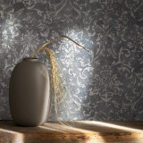 Tapet decorativ model damasc cu efect lucios City Glow 34296