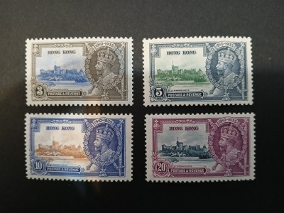 GB-ANGLIA -HONG KONG---KG7-lot colonii- clasic, --MLH foto