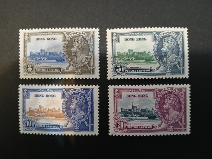 GB-ANGLIA -HONG KONG---KG7-lot colonii- clasic, --MLH