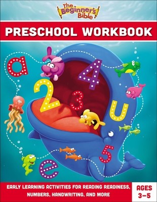 The Beginner&amp;#039;s Bible Preschool Workbook: Early Learning Activities for Reading Readiness, Numbers, Handwriting, and More foto