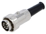 Conector DIN tată 7 pini, drept
