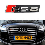 Emblema RS8 grila fata Audi Sline