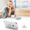 Husa Apple iPhone SE2, MyStyle Elegance Luxury 3in1 Ring Silver