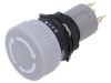 Comutator acționat prin apăsare 16mm gri EAO 2 poziții NC x2 IP65