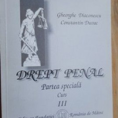 Drept penal Partea speciala Curs 3- Gheorghe Diaconescu, Constantin Duvac