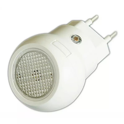 Lampa LED de noptiera cu senzor de lumina, Gonga&amp;reg; Alb foto