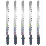 Wilpu HC 22 DV - Set panze fierastrau pendular tija cu un prag de prindere (T) 100 mm lemn taiere dreapta fina 5 bucati