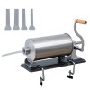 Aparat Umplut Carnati Grunberg GR3182, 3 Kg, Inox Alimentar, Orizontal, 4 Palnii (15/19/22/25mm), Baza Metalica