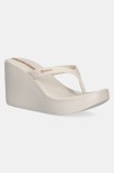 Ipanema papuci HIGH FASHION culoarea bej, toc pana, 83626-BD952