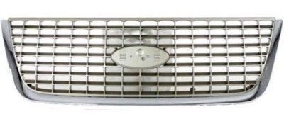 Grila radiator Ford Expedition, 11.2002-10.2006, crom/gri, 2L1Z8200BAA, 328505-2 Model EDDIE foto