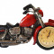 Ceas de masa, Motocicleta, Rosu, 22 cm, SD6185-8