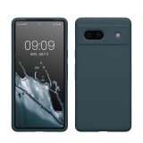 Husa Kwmobile pentru Google Pixel 7a, Verde inchis, Silicon, KWM000019YE019C, Carcasa