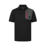 Porsche Motorsport tricou polo Small Logo black 2024 - S