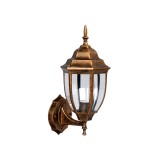 Cumpara ieftin Lampa Gradina Corint Antic Erste E27 60W, Metal+Plastic, IP44, 165x190x375mm, Sticla Transparenta
