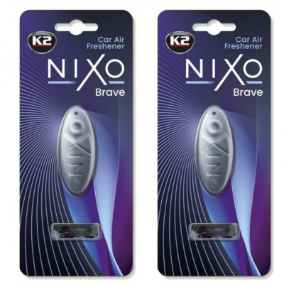Pachet 2 x odorizant auto K2 Nixo Brave foto