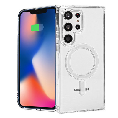 Husa Samsung S23 5G s911 Acryl MagSafe Transparenta foto