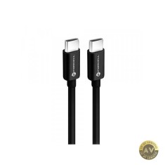 Cablu Date si Incarcare USB-C - USB-C Forcell F-Energy C338 60W 0.25m Negru