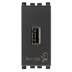 Priza USB tip A 5V 1,5A 1M Vimar Arke gri antracit 19292