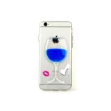 Husa Silicon Liquid Wine Samsung G930 Galaxy S7 Blue