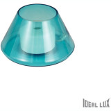 Veioza Fiaccola, 1 LED, 500 Lm, dulie GX53, D:170 mm, H:100 mm, Albastru, Ideal Lux
