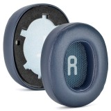 Set 2 bureti pentru casti JBL Tune 770NC, 760BTNC, 760NC, 750BTNC, T750BT, 720BT, 710BT, 700BT, 700BTNC - Albastru, Spuma cu memorie, Piele ecologica