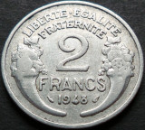 Cumpara ieftin Moneda istorica 2 FRANCI - FRANTA, anul 1948 *cod 3907, Europa