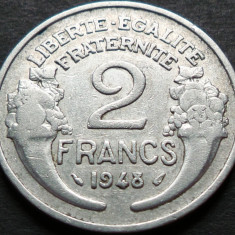 Moneda istorica 2 FRANCI - FRANTA, anul 1948 *cod 3907