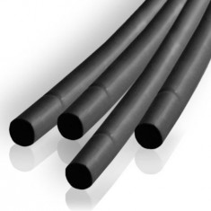 Tub termocontractabil 3mm, lungime 1m, negru, 10 bucati - 400818 foto