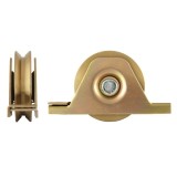 Roata Porti Culisante Semi-ingropata Cu Suport Si Rulment Tip V / 80Mm, 125Kg - 4Buc
