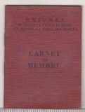 Bnk div UCFS - carnet de membru