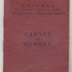 bnk div UCFS - carnet de membru