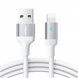 Cablu Joyroom USB - Lightning 2,4A Seria A10 1,2 M Alb (S-UL012A10) S-UL012A10W