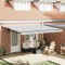 vidaXL Copertină Manual Antracit 5 x 3 m Metal