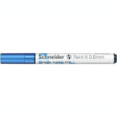 Marker metalic Schneider Paint-It 010 08 mm Albastru Metalizat foto