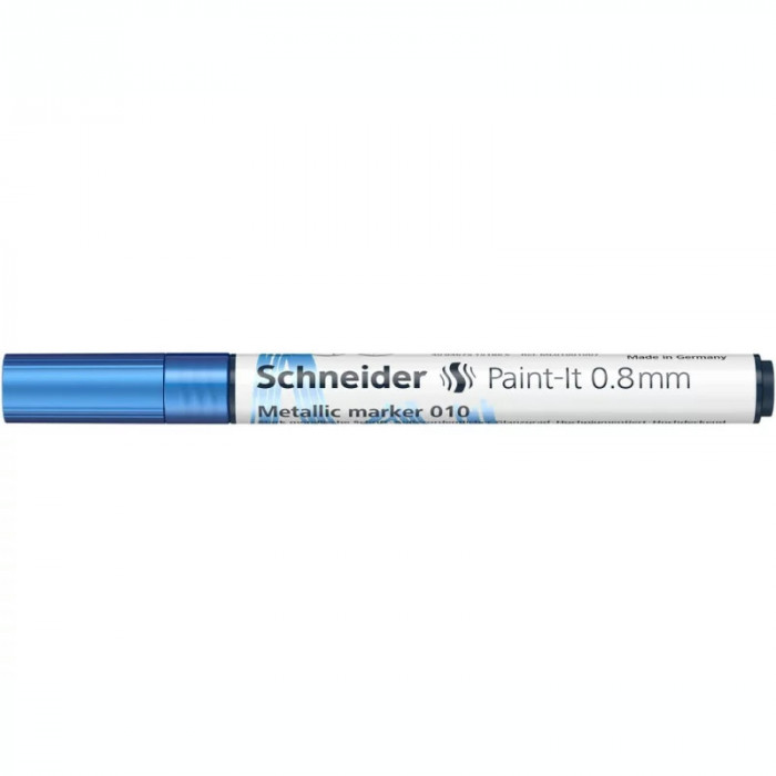 Marker metalic Schneider Paint-It 010 08 mm Albastru Metalizat