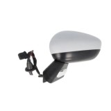 Oglinda exterioara Citroen C4 (B7), 09.2010-2011, partea Dreapta, culoare sticla crom, sticla convexa, carcasa grunduita, ajustare electrica, 8152L4;