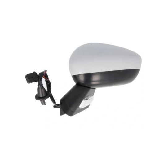 Oglinda exterioara Citroen C4 (B7), 09.2010-2011, partea Dreapta, culoare sticla crom, sticla convexa, carcasa grunduita, ajustare electrica, 8152L4;