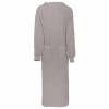 VidaXL Rochie de Noapte KINN Gri xxl Bumbac