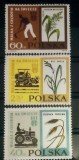 Polonia 1963 tractor,agricultura cereale combina serie Nestampilata