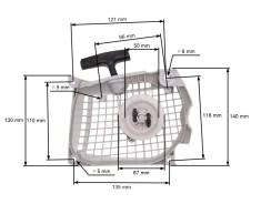 Demaror drujba compatibil Stihl MS 291