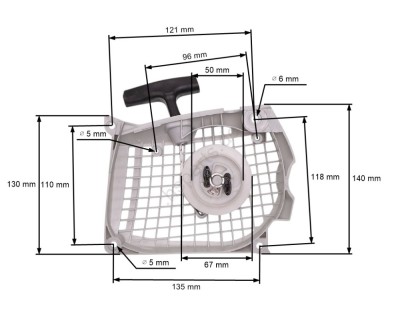 Demaror drujba compatibil Stihl MS 291 foto