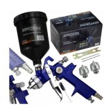 Pistol pentru vopsit, capacitate rezervor 600 ml, diametru duza 1,4 mm x 1,7 mm x 2,0 mm, Kraft
