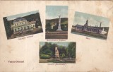 Vatra-Dornei. Casinoul balnear. Momentul Eroilor. Baia. Izvorul ,,Sentinela"
